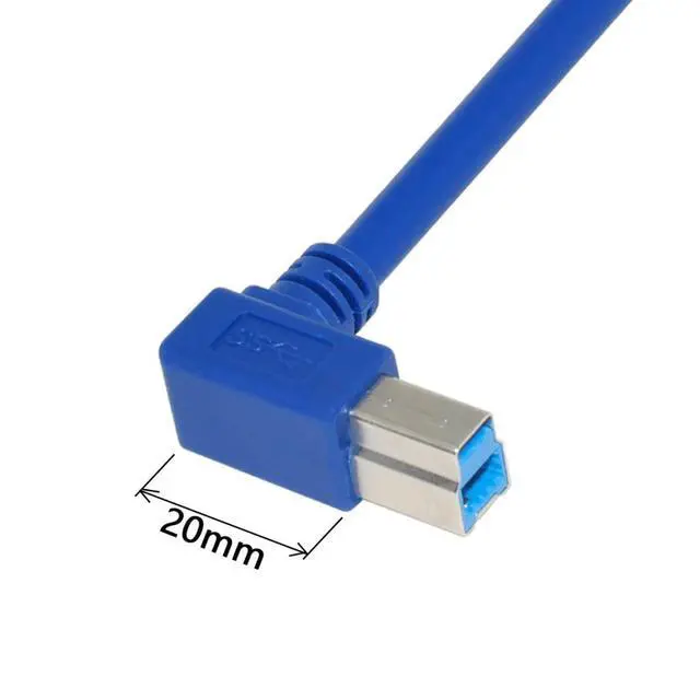 Alt view image 6 of 7 - Printer Cable,USB 3.0 Type A Male to USB 3.0 Type B Male Extension Cable for Printer, Hard Disk 1.0M