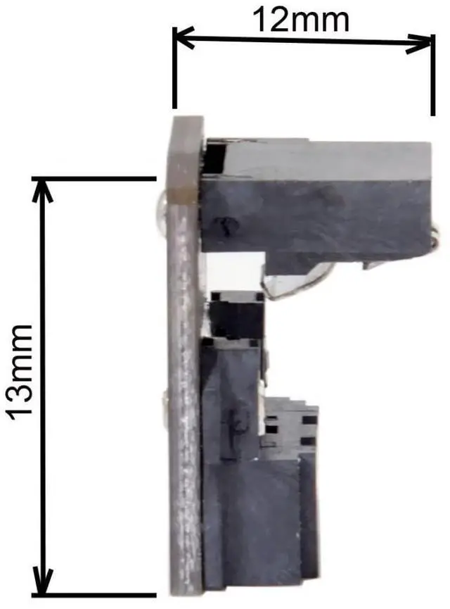 Alt view image 2 of 7 - CY SATA 7Pin Male to Female 90 Degree Down Angled Motherboard SATA Port Extension Convertor Adapter for Desktops SSD HDD 6Gbps