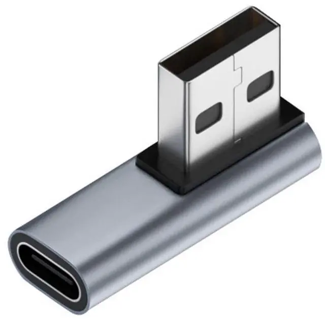 Main image of USB C to USB Adapter,USB 3.0 Male to USB 3.1 Type C Female 90 Degree Right Angled Connector Adapter