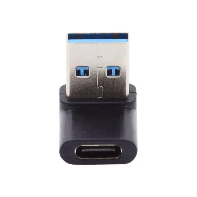 Alt view image 6 of 6 - USB C to USB Adapter,USB 3.0 Male to USB 3.1 Type C Female 90 Degree Down Angled Connector Adapter