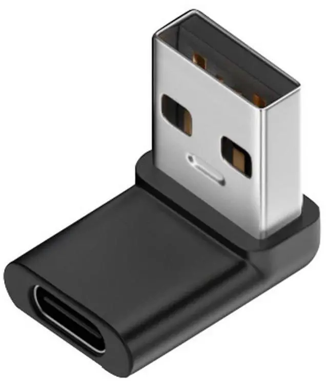 Main image of CY USB C to USB Adapter,USB Type C Female to Type A Male Data Adapter 90 Degree UP Angled for Laptop Desktop