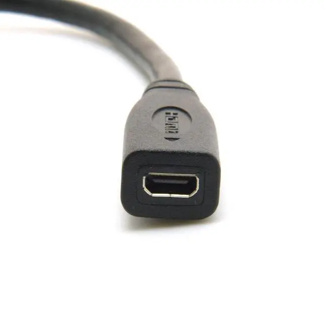 Alt view image 2 of 7 - 7.87 Inch 4K Mini HDMI 1.4 Cable,Mini HDMI Male to Micro HDMI Female Cable for Raspberry Pi,Camera, Monitor