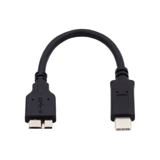 Alt view image 6 of 7 - 2 Pack USB 3.0/USB C Male to Micro B Male Cable for Portable Hard Disk 15cm