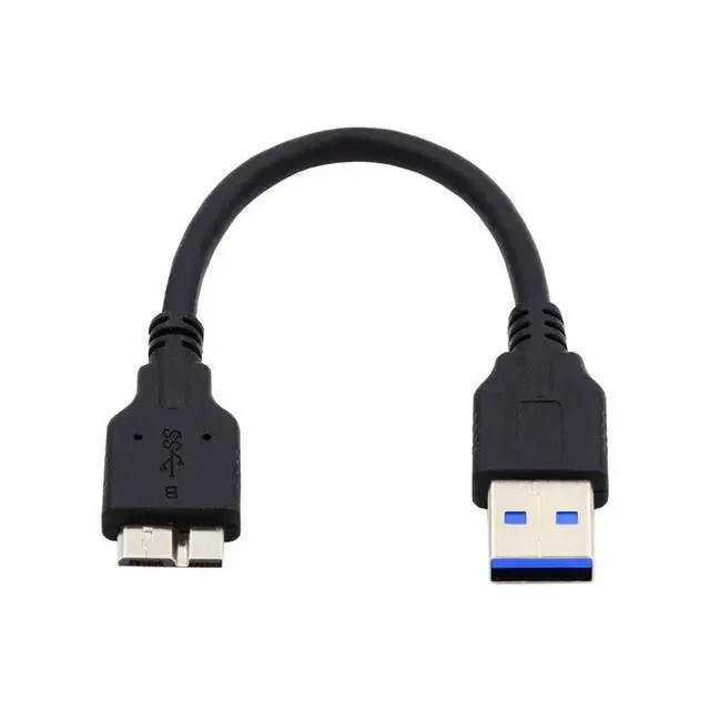 Alt view image 7 of 7 - 2 Pack USB 3.0/USB C Male to Micro B Male Cable for Portable Hard Disk 15cm