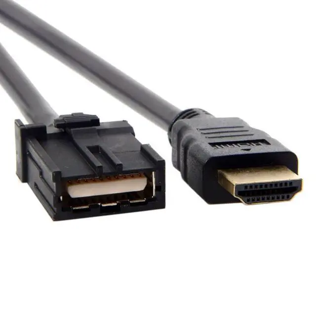 Alt view image 6 of 7 - HDMI 1.4 Type E to HDMI Type A Video Audio Cable 1.5M Automotive Grade for Hyundai H1 Car