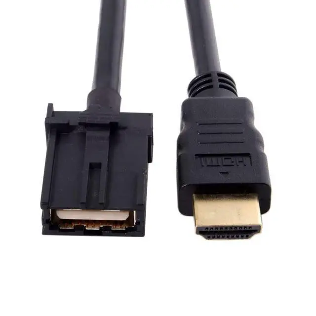 Alt view image 7 of 7 - HDMI 1.4 Type E to HDMI Type A Video Audio Cable 1.5M Automotive Grade for Hyundai H1 Car