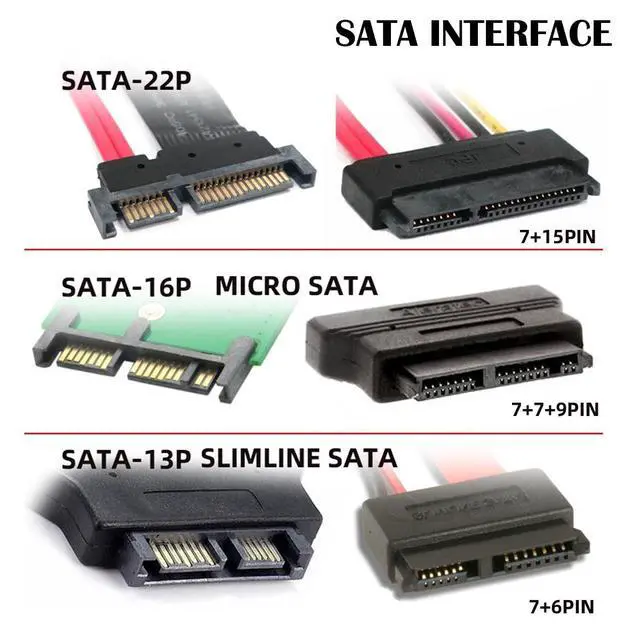 Alt view image 4 of 7 - 1.8" Micro SATA 16Pin to 2.5" SATA 22Pin PCB Converter Adapter for SSD HDD Hard Disk Drive with Extral USB Power Cable
