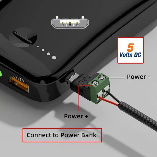 Alt view image 6 of 7 - 5 Pack MICR USB 2Pin Plug Solderless 5V3A Charging Connector for Power Bank/Phone/Radiators