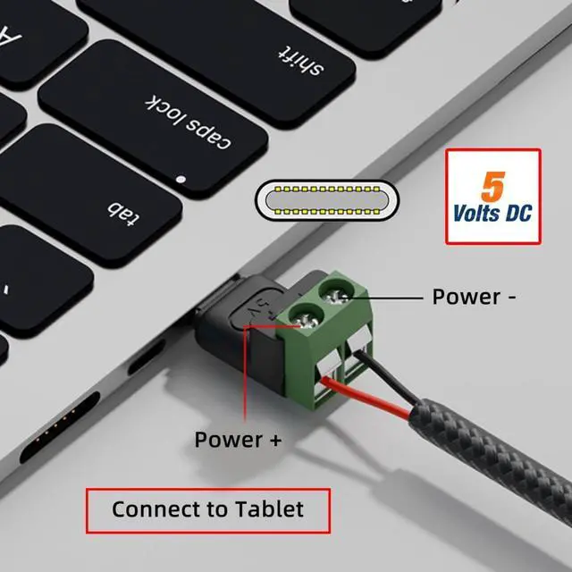 Alt view image 5 of 7 - 5 Pack USB C 2Pin Plug Solderless 5V3A Charging Connector for Power Bank/Phone/Toy