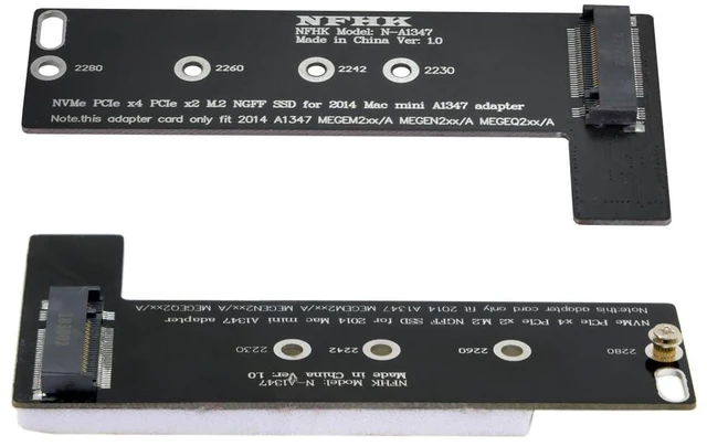 Alt view image 3 of 7 - CY M.2 NGFF M-Key NVME SSD Convertor Card for 2014 Mini A1347 MEGEN2 MEGEM2 MEGEQ2