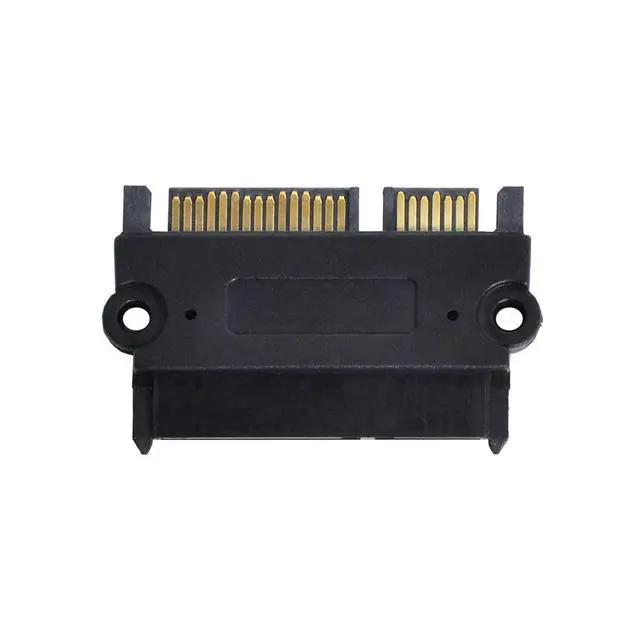 Alt view image 2 of 7 - 3.5 & 2.5inch SATA 22Pin 7+15 Male to SATA 22P 7+15 Female for Disk SSD Extension Convertor Adapter with Screw Holes