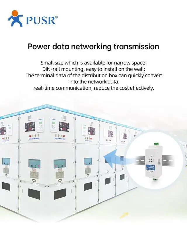 Alt view image 6 of 7 - DR302 DIN Rail Modbus Gateway Modbus RTU to Modbus TCP RS485 to Ethernet Converter