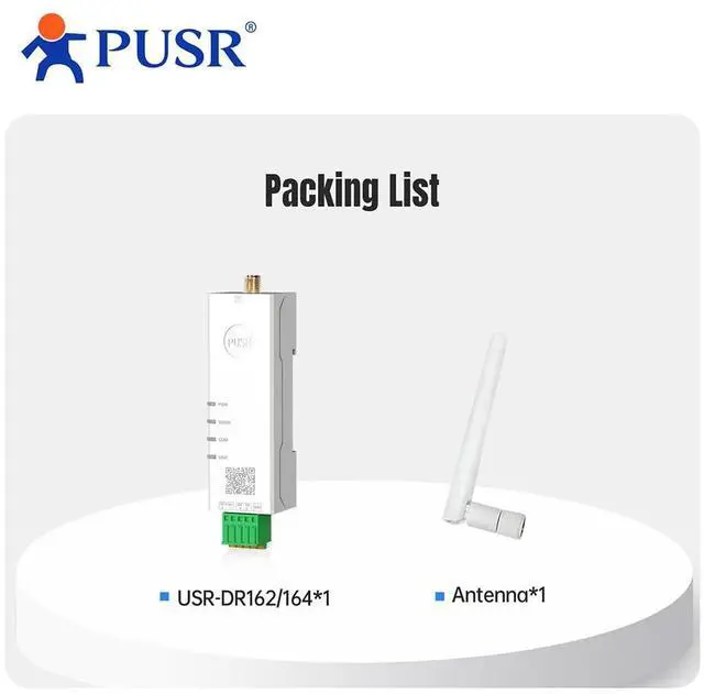 Alt view image 6 of 6 - Serial to Dual Band WiFi Converter RS232 to WiFi Converter Modbus Gateway Modbus RTU to TCP with MQTT IEEE802.11 a/b/g/n Easy Configuration Serial Device Server USR-DR162