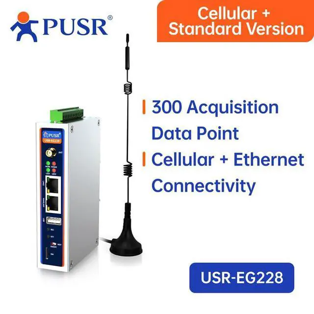 Alt view image 2 of 7 - LTE Cat4 4G ARM-Based Industrial Computer Ubuntu 22.04 Edge Computing Diverse I/O Support Ethernet Industrial PC ARM Based IPC USR-EG228-GL