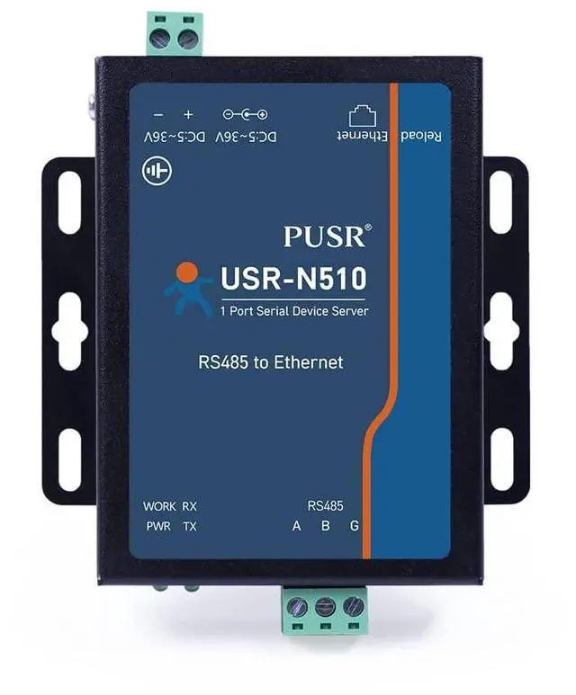 Main image of RS485 Serial to Ethernet Converter MQTT TCP to RTU Gateway 1 Port USR-N510