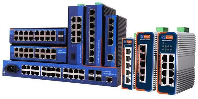 Main image of 1000 Mbps 16*POE Ports + 2*SFP Ports Industrial Grade POE Switch USR-ISG216P-SFP