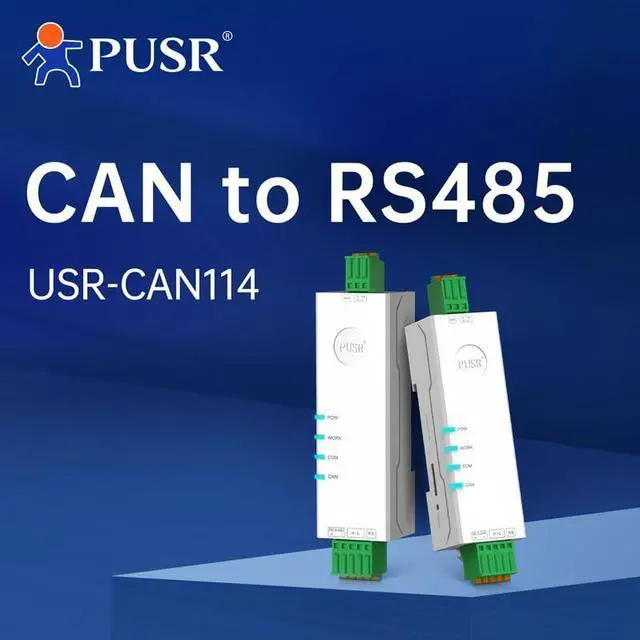 Alt view image 2 of 7 - RS485 to CAN Converter CAN Bus to Serial Port 5 Operating Data Filtering up to 14 Sets of Filter USR-CAN114
