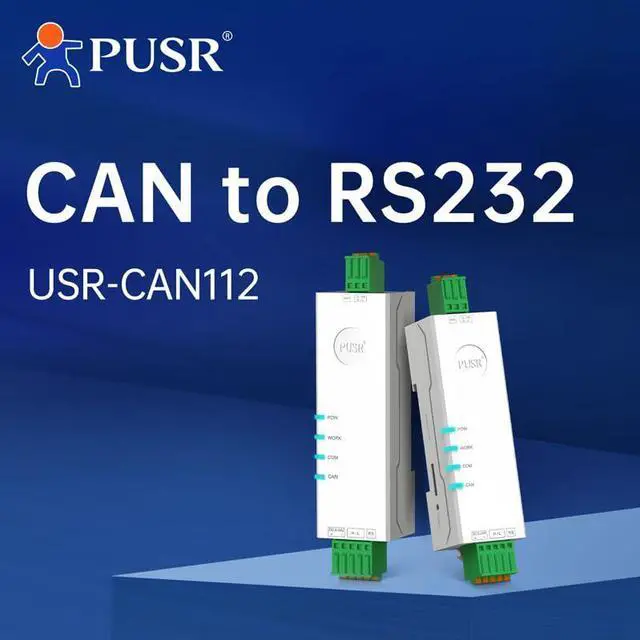 Alt view image 2 of 7 - RS232 to CAN Converter CAN Bus to Serial Port 5 Operating Data Filtering up to 14 Sets of Filter USR-CAN112