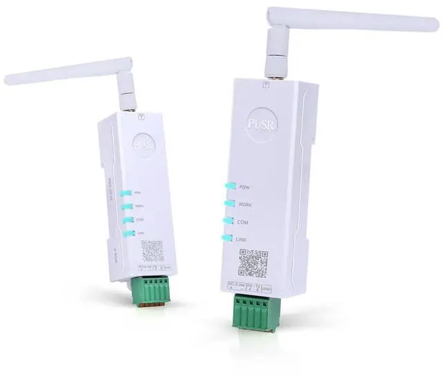 Main image of DIN Rail 27dBm 8KM 2.4G Lora Wireless Modem Modbus Transparent Transmission RS485 to LoRa AT Command config Utility USR-DR124-27