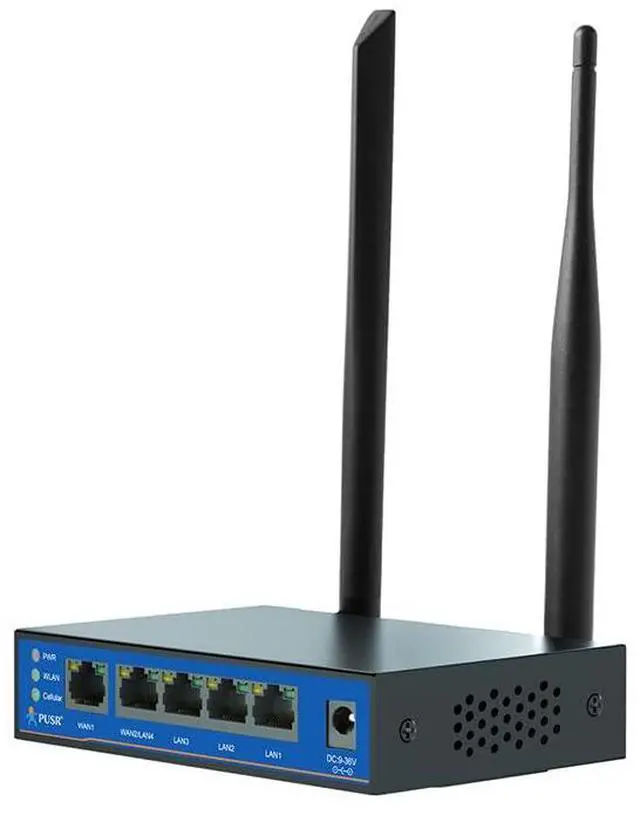 Main image of Global Band Dual SIM Industrial LTE Cat4 Cellular Router with 5 Ethernet Ports Dual WAN Rich VPN Repeater USR-G805s-G