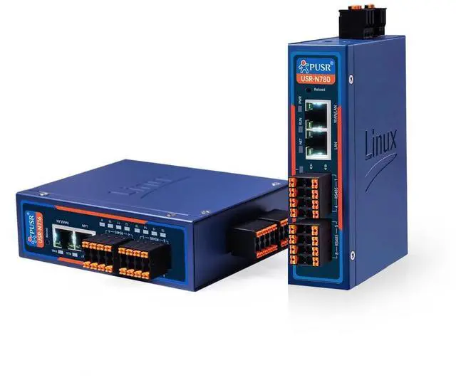 Main image of 8 Port All-in-One RS485 to Ethernet Gateway Switch Functionality Edge Acquisition Protocol Conversion Serial Device Server USR-N780