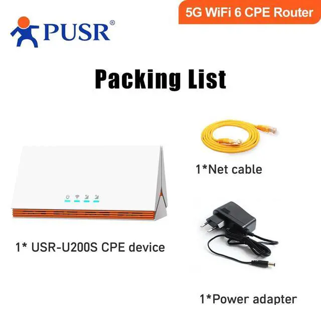 Alt view image 7 of 7 - Global Dual Band 4G WiFi6 AX3000 CPE Router Sim Card Slot Qualcomm IPQ5018 4*Gigabit Ports FWA Up to 3000Mbps U200L