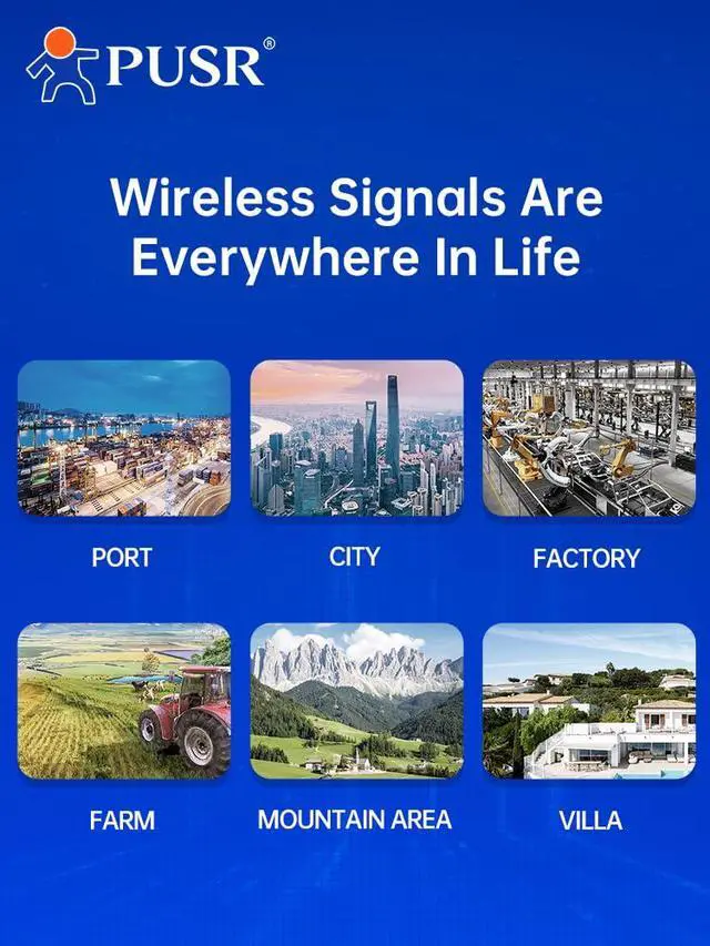 Alt view image 4 of 7 - Point to Point/MultiPoint Gigabit Wireless Bridge Dual Band 5.8G WiFi Ip64 Waterproof Up to 2KM 300Mbps High Speed 8dBi High-Gain Antenna 100Mbps LAN Port Outdoor CPE USR-ST508E2 Pack