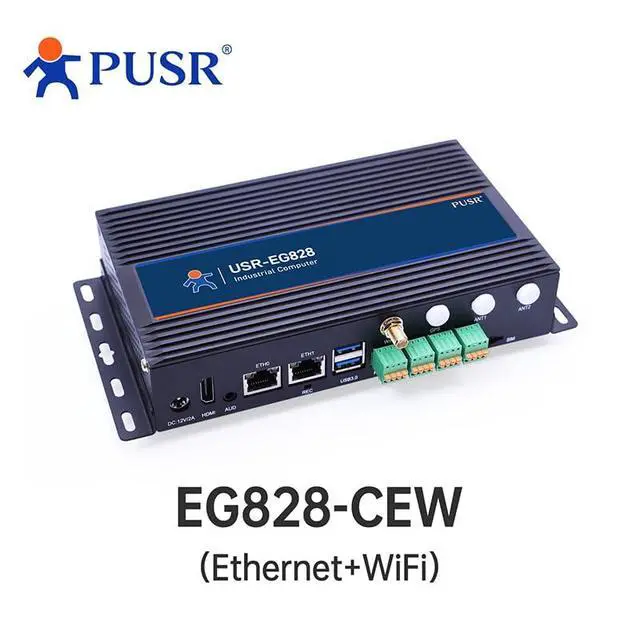 Alt view image 2 of 7 - ARM Embedded Industrial Computer with Ethernet WiFi Powerful Processor Linux Open Source and an ARM Architecture Rich Interface Edge Computing Gateway USR-EG828-CEW