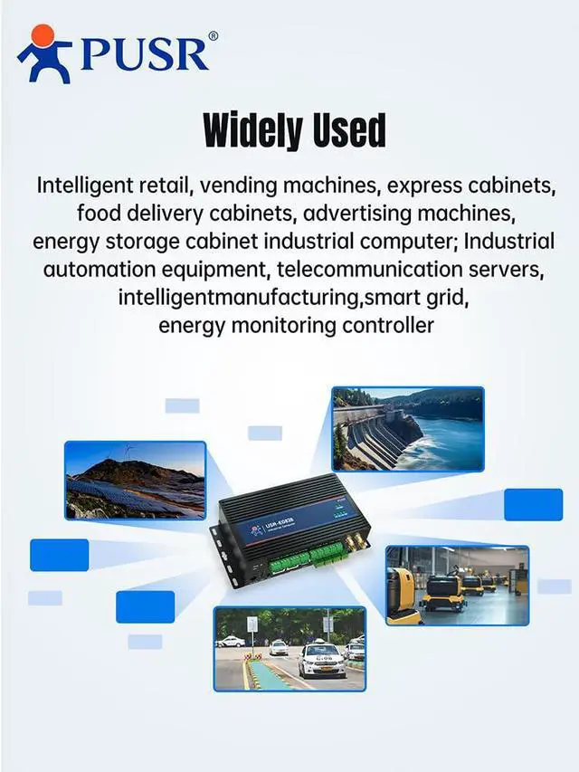 Alt view image 7 of 7 - ARM Embedded Industrial Computer Support 4G Ethernet WiFi IO with Powerful Processor Linux Open Source and an ARM Architecture Edge Computing Gateway Support Video AI Model USR-EG828-GL