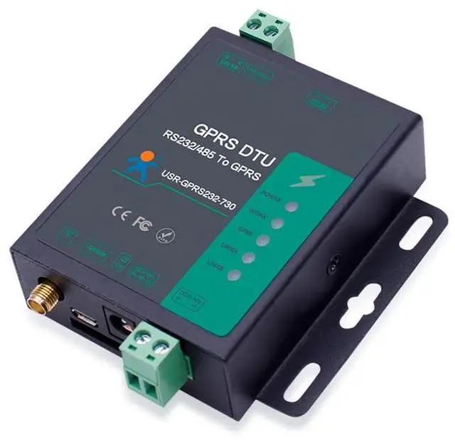 Main image of (Price for 2 Pcs) GSM Modem Serial RS232 RS485 to GPRS DTU with at Command USR-GPRS232-730