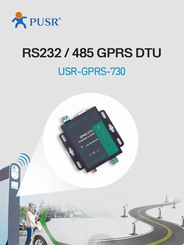 Alt view image 3 of 5 - (Price for 2 Pcs) GSM Modem Serial RS232 RS485 to GPRS DTU with at Command USR-GPRS232-730