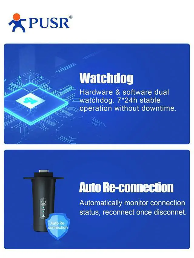 Alt view image 5 of 6 - WiFi Solar Data Stick Plug-and-Play, IP65 Waterproof, Private Server Supported Rich protocols: TCP/UDP/HTTP WiFi Stick Logger Solar Inverter Stick USR-S100-WA12