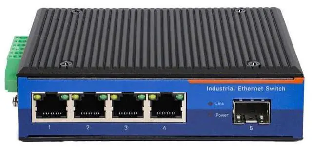 Main image of 4*10/100/1000Mbps RJ45 Port+1*Gigabit SFP Slot Industrial Gigabit Unmanaged Ethernet Switch USR-ISG104-SFP