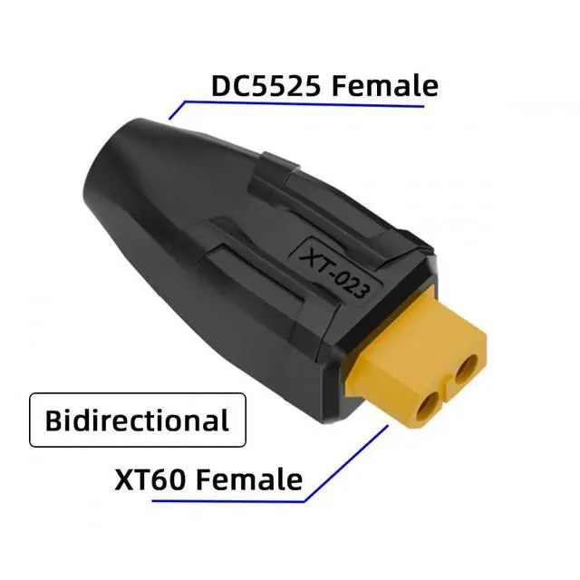 Alt view image 2 of 7 - Adapter XT60 Female SC100 Protocol to DC 5.5x2.5mm Female Fast Charging Adapter for RC Lipo Battery Quadcopter Multicopter Aeromodelling