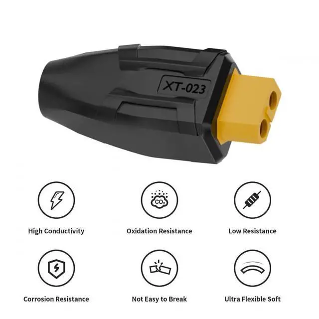 Alt view image 5 of 7 - Adapter XT60 Female SC100 Protocol to DC 5.5x2.5mm Female Fast Charging Adapter for RC Lipo Battery Quadcopter Multicopter Aeromodelling
