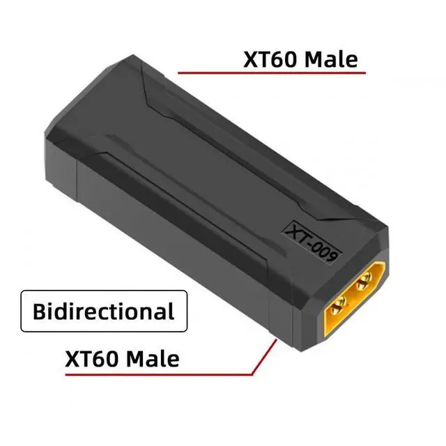 Alt view image 2 of 7 - Adapter XT60 Male SC100 Protocol to XT60 Male Fast Charging Adapter for RC Lipo Battery Quadcopter Multicopter Aeromodelling