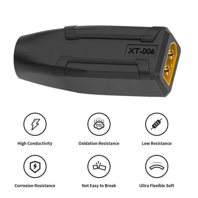 Alt view image 5 of 7 - Adapter XT60 Male SC100 Protocol to DC 7.9x5.4mm Female Fast Charging Adapter for RC Lipo Battery Quadcopter Multicopter Aeromodelling