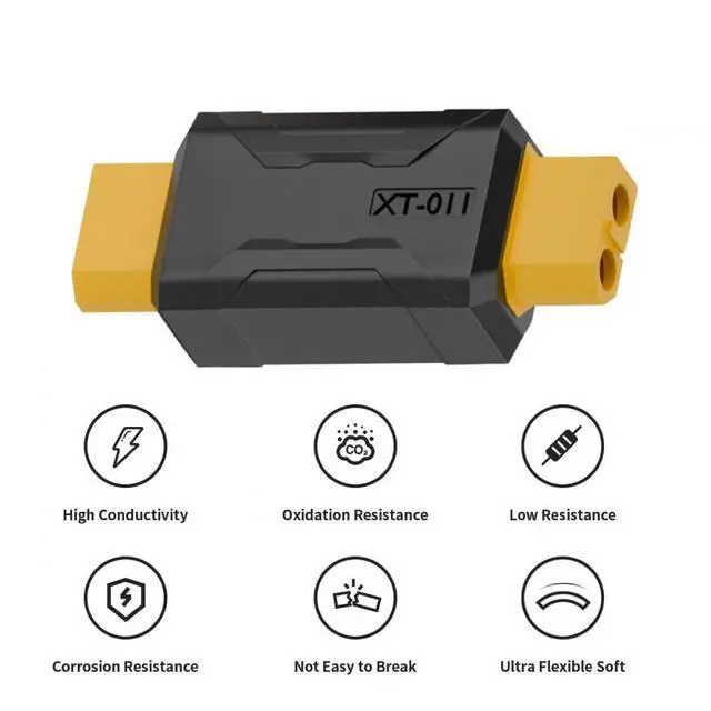 Alt view image 5 of 7 - Adapter XT60 Female SC100 Protocol to XT60 Female Fast Charging Adapter for RC Lipo Battery Quadcopter Multicopter Aeromodelling