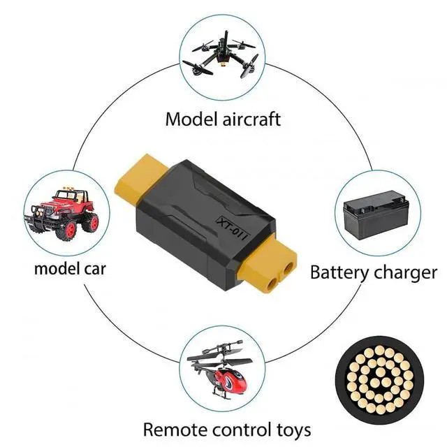 Alt view image 7 of 7 - Adapter XT60 Female SC100 Protocol to XT60 Female Fast Charging Adapter for RC Lipo Battery Quadcopter Multicopter Aeromodelling