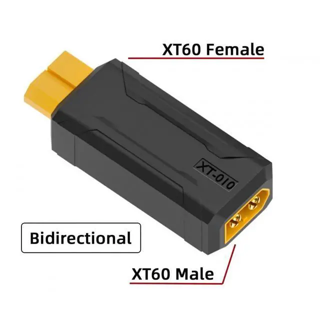 Alt view image 2 of 7 - Adapter XT60 Male SC100 Protocol to XT60 Female Fast Charging Adapter for RC Lipo Battery Quadcopter Multicopter Aeromodelling
