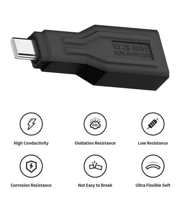 Alt view image 6 of 7 - Adapter XT60 Male Input SC100 Protocol to Type-C Male Output Fast Charging Adapter for RC Lipo Battery Quadcopter Laptop Phone
