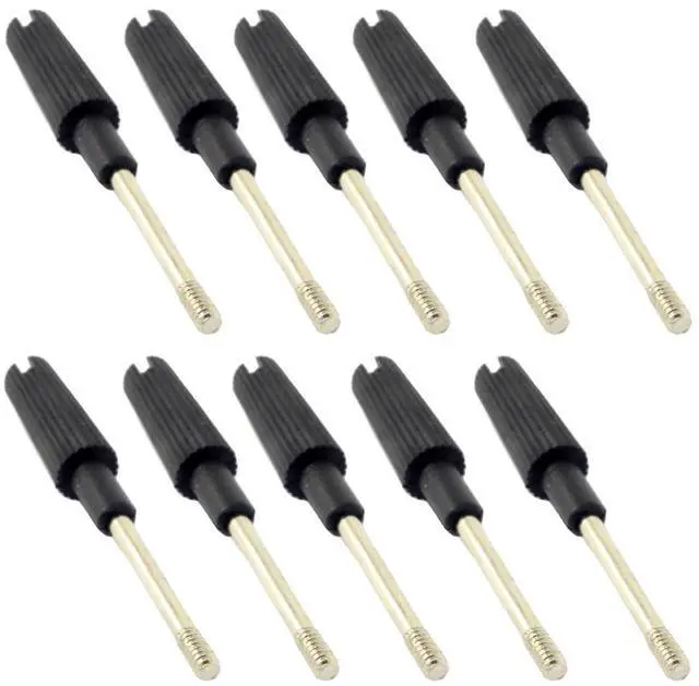 Main image of Scews for Cable ThumbScrews #4-40 UNC 47mm Length Stainless Steel Overmold for Computer DVI VGA RS232 Cable (10pcs)