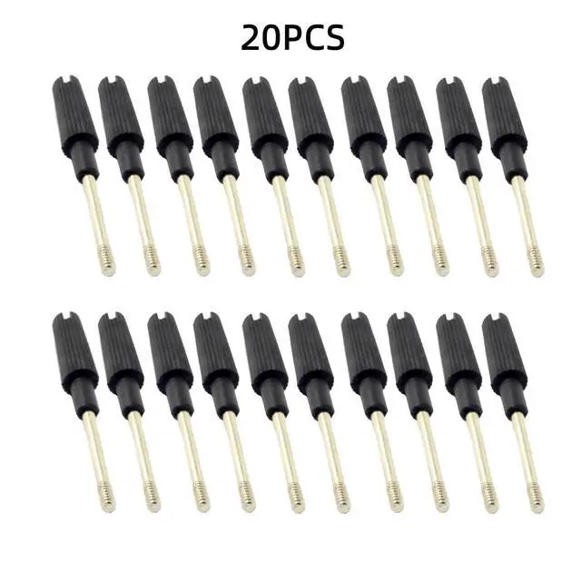 Alt view image 2 of 7 - Scews for Cable ThumbScrews #4-40 UNC 47mm Length Stainless Steel Overmold for Computer DVI VGA RS232 Cable (20pcs)