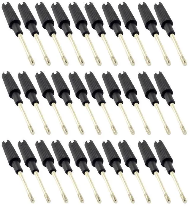 Main image of Scews for Cable ThumbScrews #4-40 UNC 47mm Length Stainless Steel Overmold for Computer DVI VGA RS232 Cable (30pcs)
