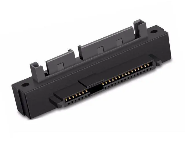 Main image of SAS Adapter SFF-8482 SAS 29 Pin to SATA 22Pin Hard Disk Drive Raid Extension Adapter 90 Degree Angled