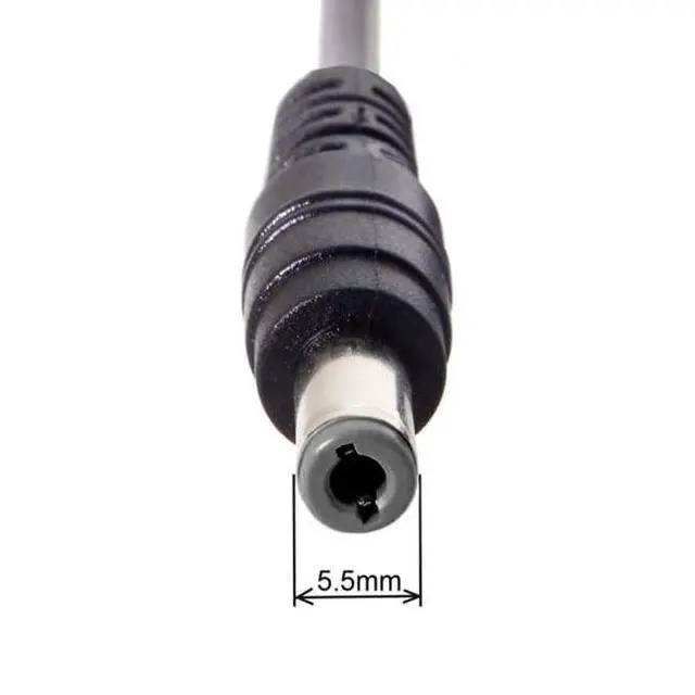 Alt view image 2 of 7 - Cable Type C USB-C Input Source 65W to DC 5.5x2.1mm Power Charge Cable 19.5V Compatible with Laptop 18-20V