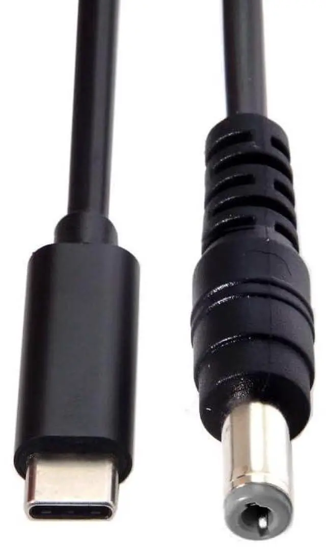 Main image of Cable Type C USB-C Input Source 65W to DC 5.5x2.1mm Power Charge Cable 19.5V Compatible with Laptop 18-20V