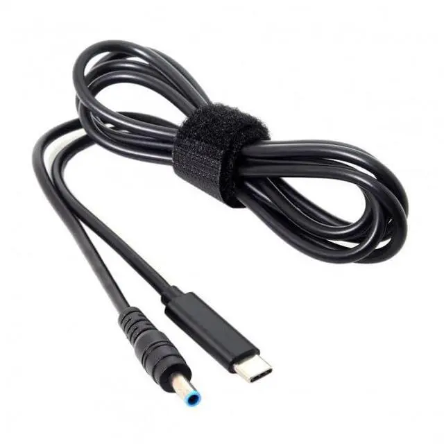 Alt view image 3 of 7 - Cable Type C USB-C Input Source 65W to DC 4.5x3.0mm Power Charge Cable 19.5V Compatible with Laptop 18-20V