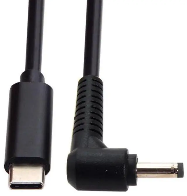 Main image of Cable Type C USB-C Input Source 65W to DC 4.0x1.3mm Power Charge Cable 19.5V Compatible with Laptop 18-20V