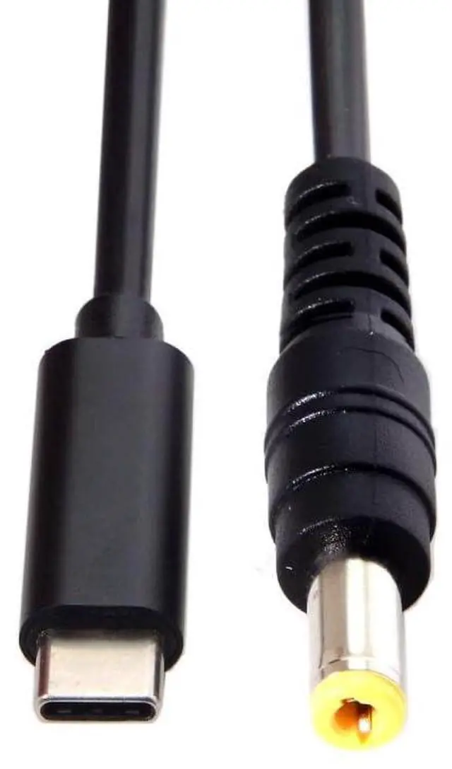 Main image of Cable Type C USB-C Input Source 65W to DC 5.5x2.5mm Power Charge Cable 19.5V Compatible with Laptop 18-20V